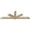Ekena Millwork Kennewick Rough Sawn Timber Gable Bracket, Douglas Fir, 96"W x 32"H x 4"D x 6"F, 8/12 Pitch GBW096X32X0406KEN00RDF - alternate 5
